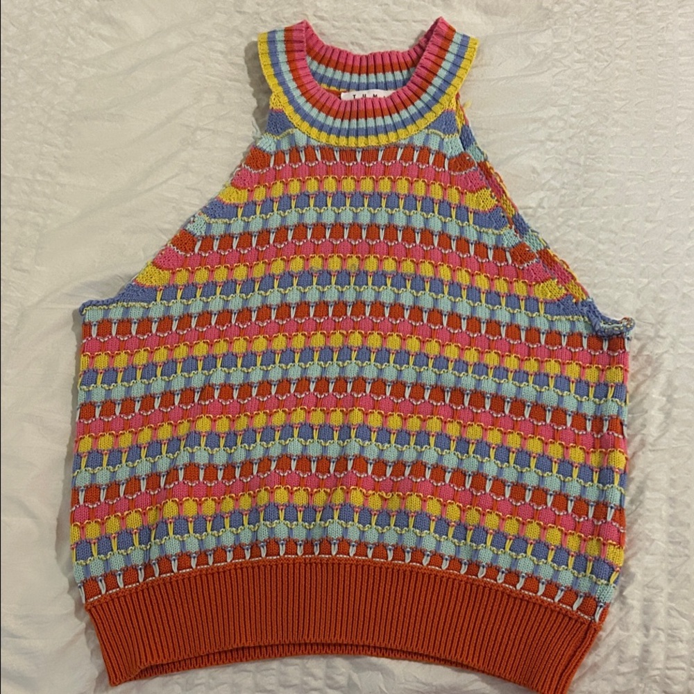 Colorful Knit Sweater